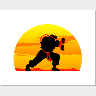 Ryu Sunset Posters and Art